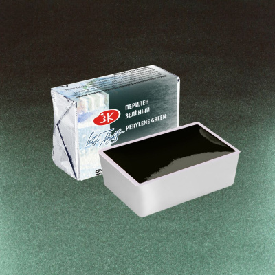 Акварель "Белые Ночи" в кювете Перилен зелёный