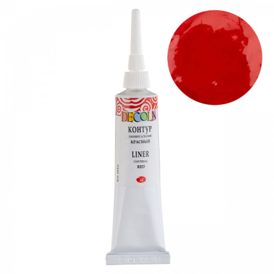 Контур универсальный "Decola" 18 мл Красный