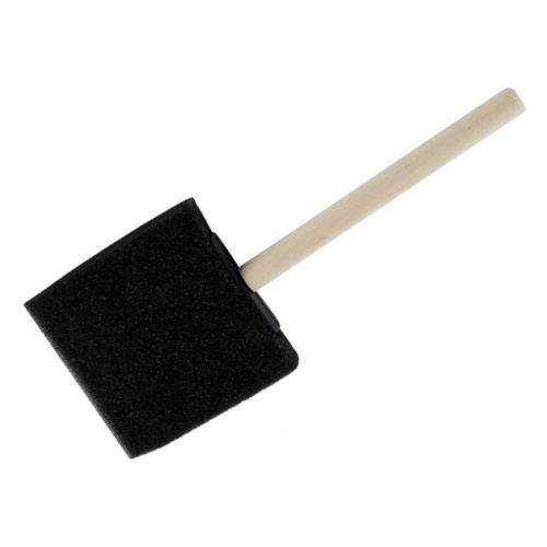 Кисть-губка Decola, плоская, поролон, деревянная ручка, ширина 60 мм