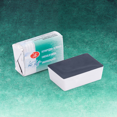 Акварель "Белые Ночи" в кювете Изумрудно-зеленый