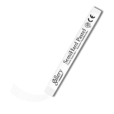 Пастель сухая полутвёрдая Mungyo квадратная, цвет №001 белый