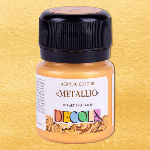 Акрил "Decola" 20 мл металлик Золото сусальное