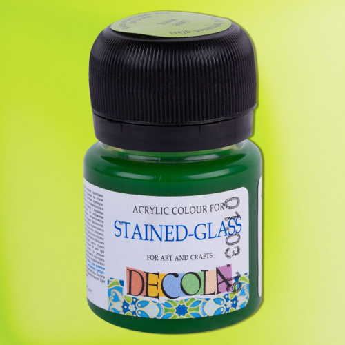 Акриловая краска для витража "Decola" 20 мл Лайм