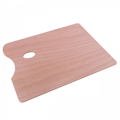 Палитра деревянная прямоугольная (фанера) "Сонет" 30х40 см, 5 мм