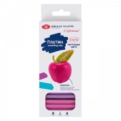 Набор пластики "Я- Художник!" 6 цв 120 г, пастельные цвета