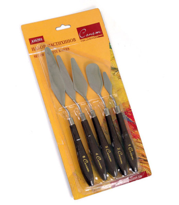 Набор мастихинов "Сонет" 5 шт (№1, 2, 3, 4, 5)