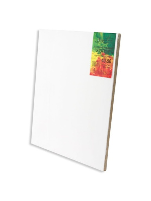 Холст на подрамнике грунтованный "Художник" крупнозернистый 20x30 см (40%лен,60%хлопок)