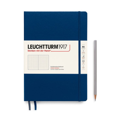 Блокнот в точку Leuchtturm1917 Composition B5 109 л, твердая обложка Синий Неви