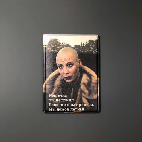 Обложка для паспорта "Домой летим"