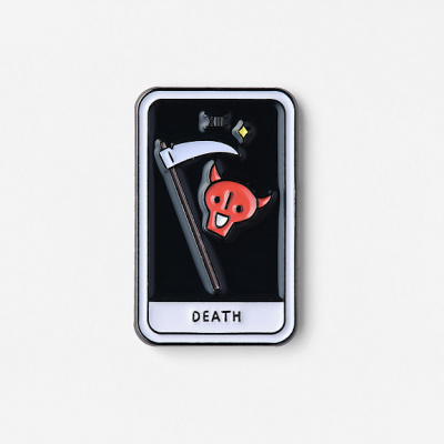 Значок эмалированный "Таро Смерть"