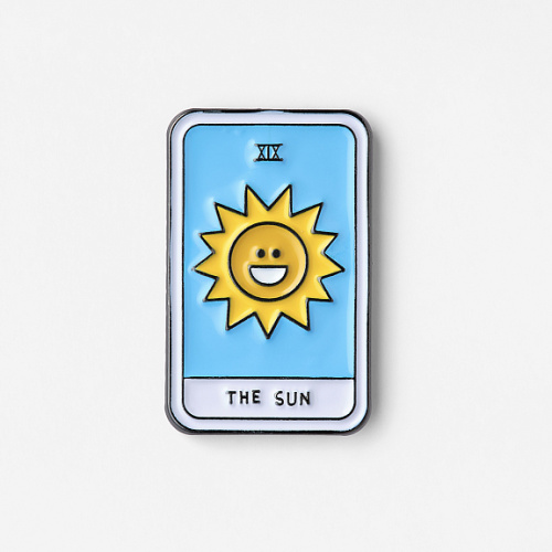 Значок эмалированный "Таро Солнце"