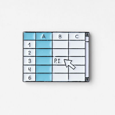 Значок эмалированный "Exсel"