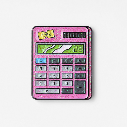 Значок эмалированный "Калькулятор"