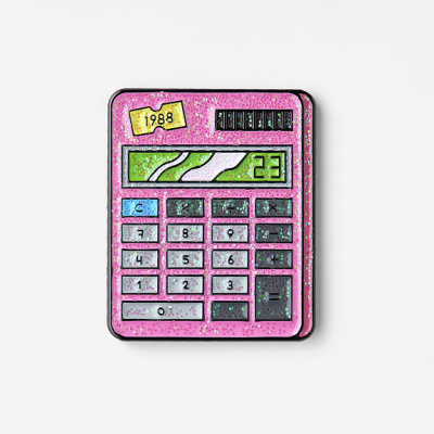 Значок эмалированный "Калькулятор"