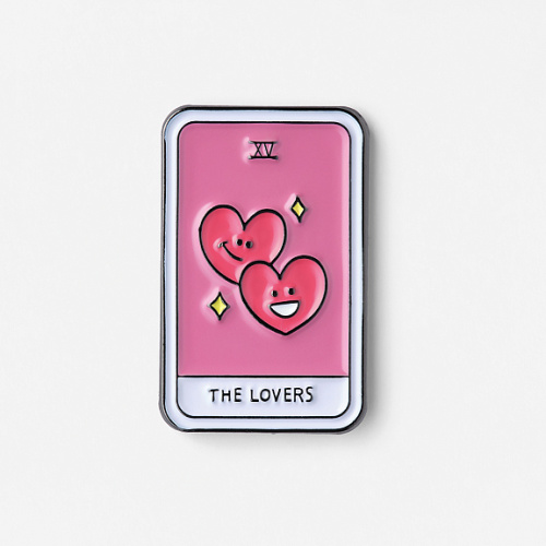 Значок эмалированный "Таро Любовники"