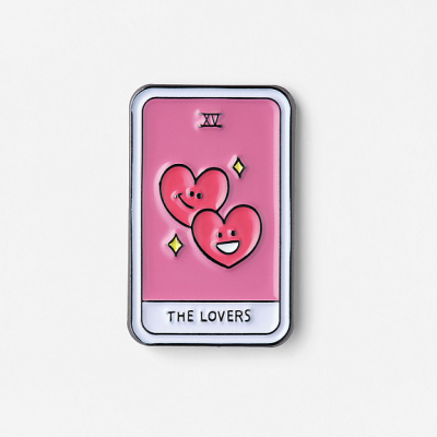 Значок эмалированный "Таро Любовники"