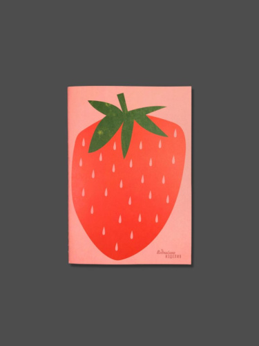 Тетрадь нелинованная "Клубника" А5