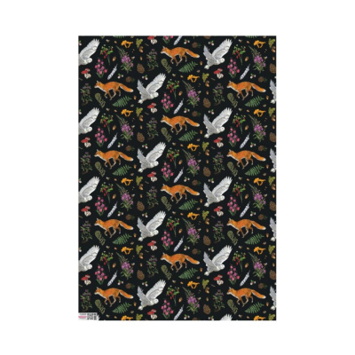 Бумага "Лисы и совы"