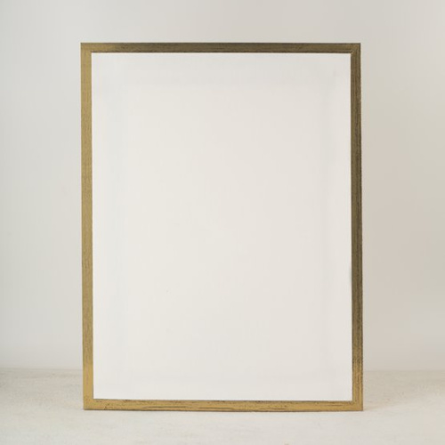 Холст на подрамнике с рамой "Langer" 40х40 см, 280 г, 100% хлопок, акриловый грунт, античное золото