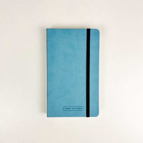 Еженедельник Aesthetic "Never" B6+, Голубой