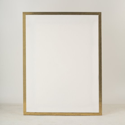 Холст на подрамнике с рамой "Langer" 30х40 см, 280 г, 100% хлопок, акриловый грунт, мелкое зерно, цвет античное золото