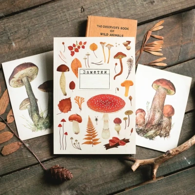 Блокнот Дворникова А. "Мухомор" светлый