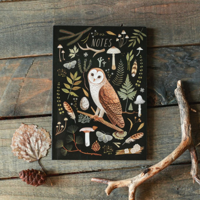 Блокнот Дворникова А. "Сипуха" черный