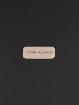 Стикер объемный "J'adore Hardcore"