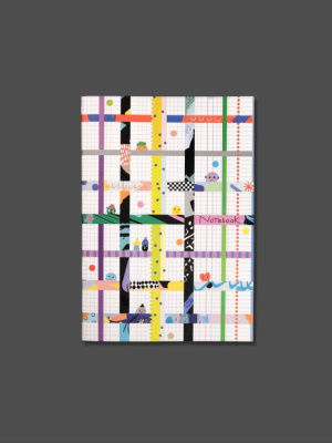 Тетрадь в клетку "Абстракция чудики" А5
