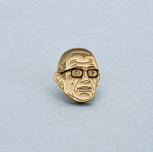 Значок эмалированный Жан-Поль Сартр