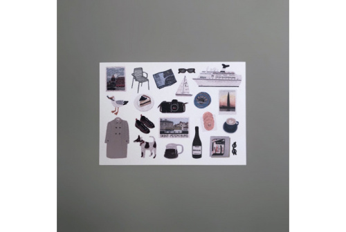 Открытка "Стиль Петербурга, пальтишко"