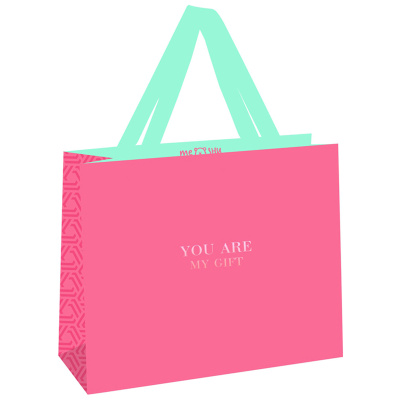 Пакет подарочный MESHU "Bright crimson" 32*26*12 см