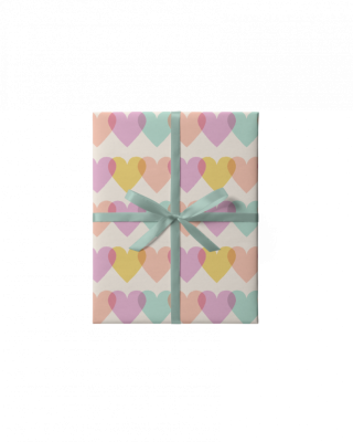 Бумага упаковочная "Love is in the air"