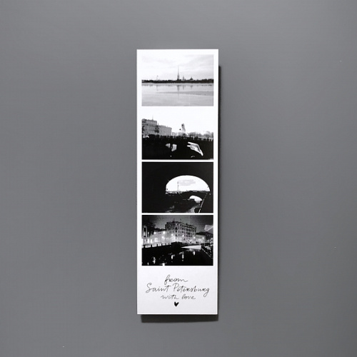 Закладка "Фотоколлаж. Птицы, ч/б"