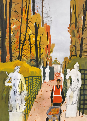 Открытка "Летний сад" Сидневой