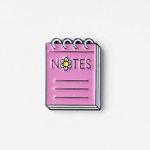 Значок эмалированный "Блокнот"