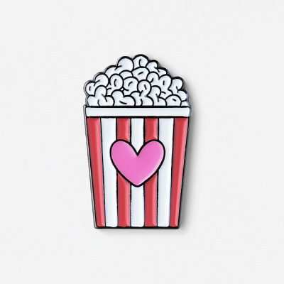 Значок эмалированный "Попкорн"