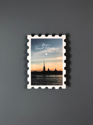 Открытка "From Saint Petersburg" 93х67 мм