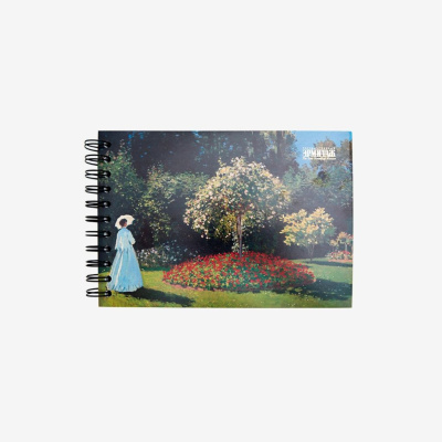 Скетчбук "Дама в саду Сент-Адресс" Клод Моне