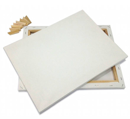 Холст на подрамнике грунтованный "Художник" мелкозернистый 80x110 см (хлопок 100%)