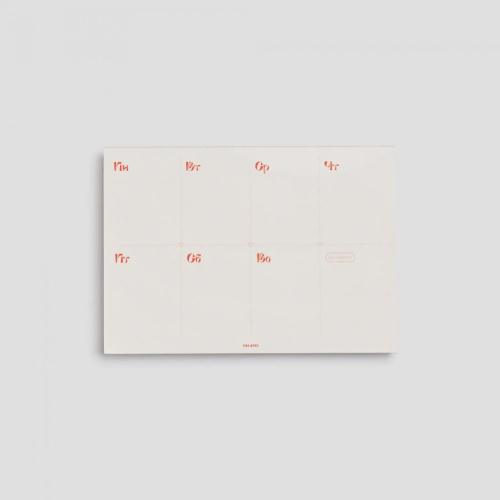 Настольный планировщик FALAFEL BOOKS А4 Heart buttons