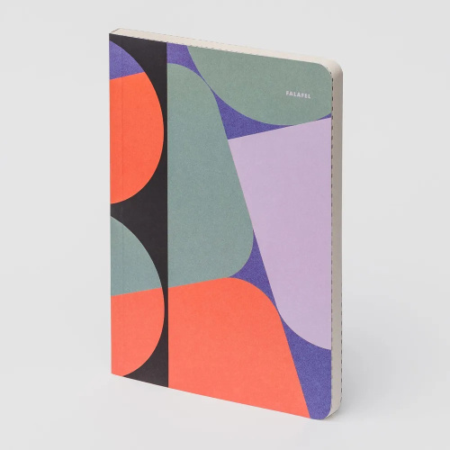 Блокнот для записей в точку FALAFEL BOOKS A5B Sea pebbles