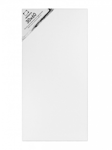 Холст на подрамнике грунтованный Малевичъ 30x60 см 280 г хлопок