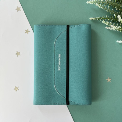 Кожаная обложка универсальная Remarklee "Бирюзовая"