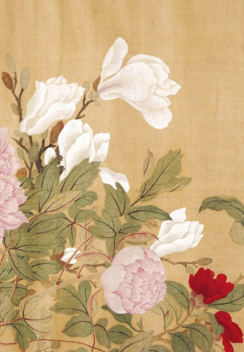 Блокнот Сто цветов фрагмент "Белая камелия"