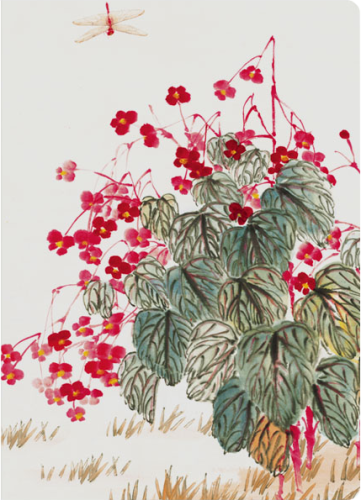 Блокнот для записи с открытым корешком "Яблоня и осенние печальные звуки"