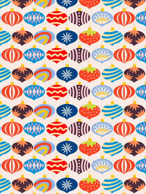 Упаковочная бумага "Разноцветные игрушки" 70х100 см