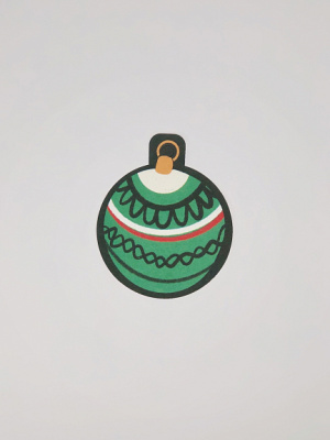 Бирка "Шар зеленый" Сухаревой