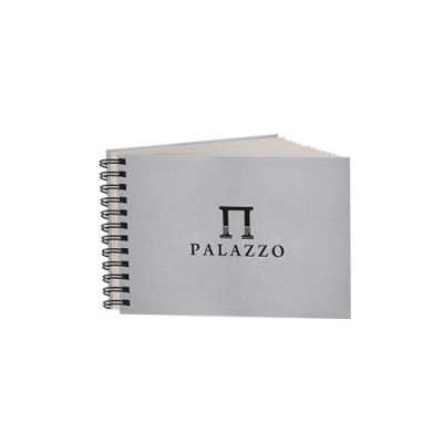 Блокнот для эскизов Лилия Холдинг "PALAZZO" А5 60 л с тиснением "Соты" слоновая кость