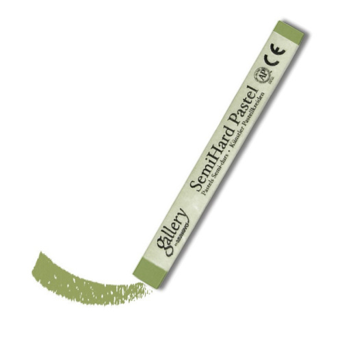 Пастель сухая полутвёрдая Mungyo квадратная, цвет №077 оливковый